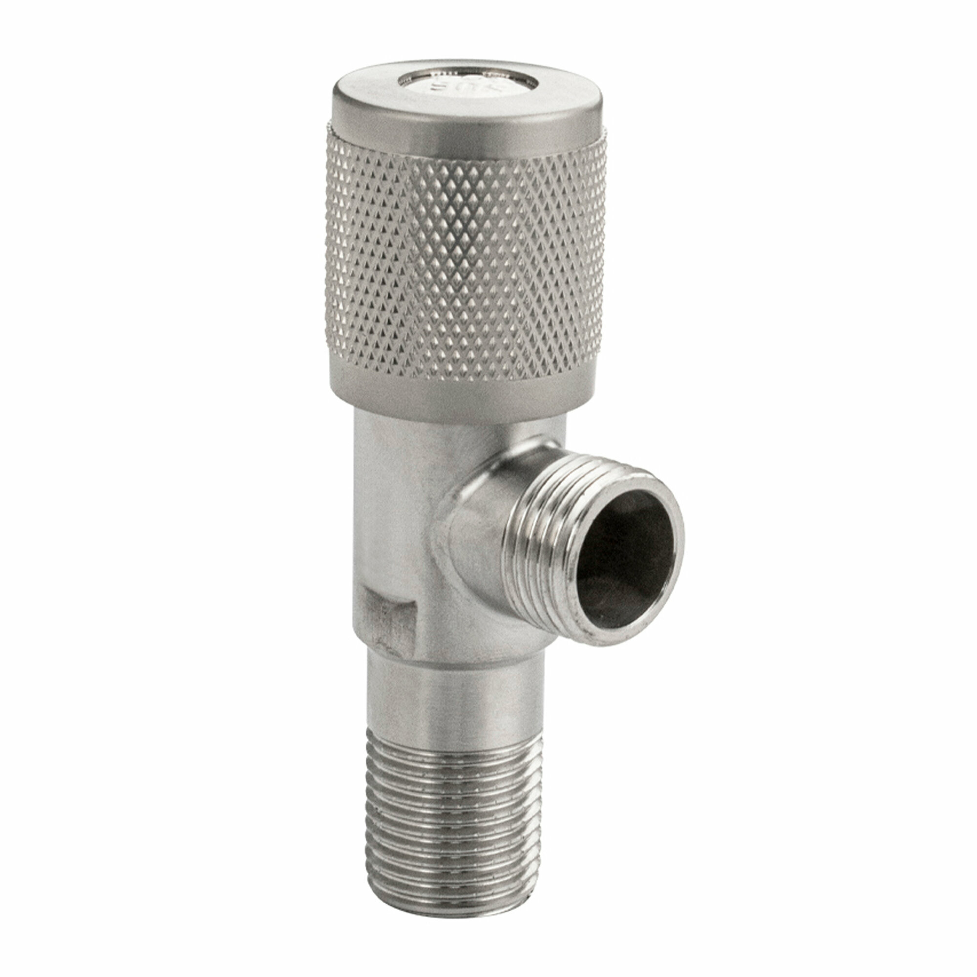 фото Кран МАК угловой 1/2"х1/2", с отражателем.