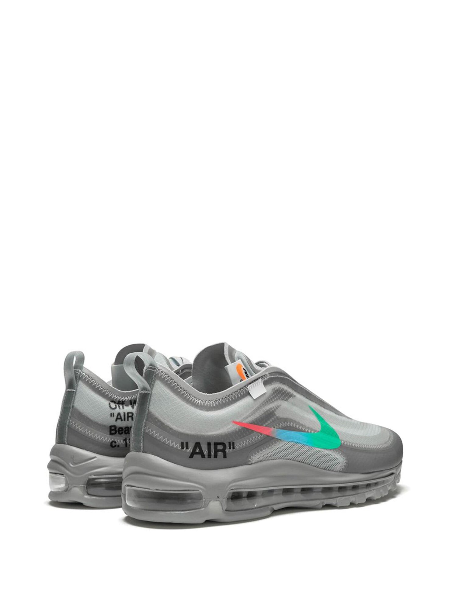 Nike X Off-White - Кроссовки The 10 Air Max 97 OG «Menta» - Унисекс - 4.5 - Серый — фото 1
