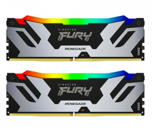 Оперативная память Kingston FURY Renegade Silver/Black RGB 96GB (48GB x2) DDR5-6400 (KF564C32RSAK2-96)