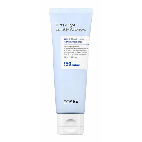 Ультралёгкий солнцезащитный крем с гамамелисом COSRX Ultra-Light Invisible Sunscreen SPF50 PA 50 мл 1600₽