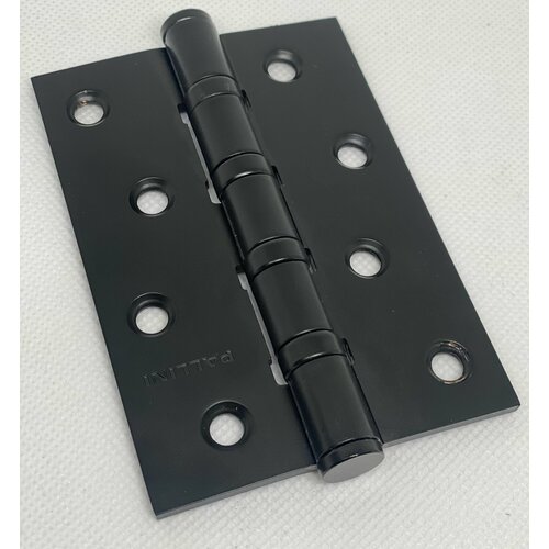 Петля стальная усиленная универсальная PALLINI PH-3 100х70х3 4BB с 4-мя подшипниками, черный