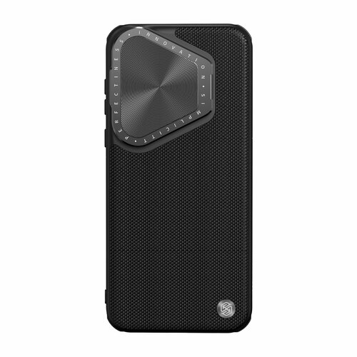 фото Текстурный чехол от nillkin с металлической откидной крышкой на huawei pura 70 pro и pura 70 pro+, серия textured prop magnetic (с поддержкой магнитной беспроводной зарядки magsafe)