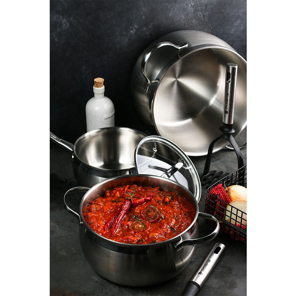 Кастрюля с крышкой Polaris Sonata-24C - фото №10