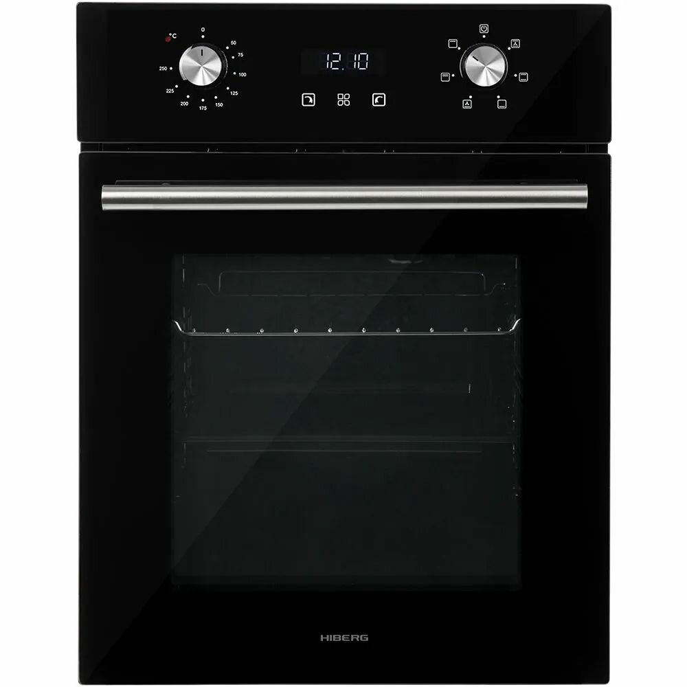 Духовой шкаф Hiberg VM 4260 B электрический, 50 л, конвекция, гриль, электронный таймер, черный