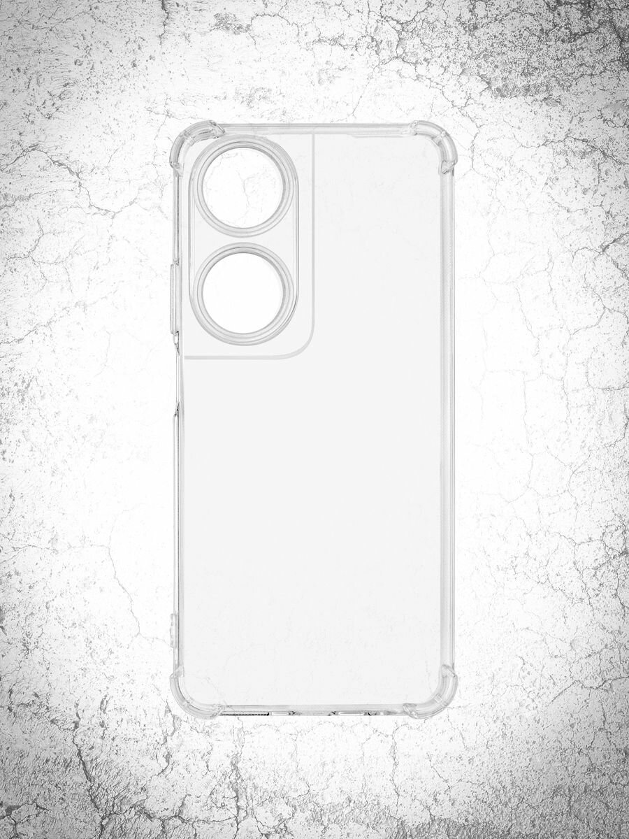 Силиконовый прозрачный чехол с защищенными углами для Honor X7b ( Хонор икс7б, Хонор Х7б) усиленные углы, противоударная накладка с защитой камеры — фото 1
