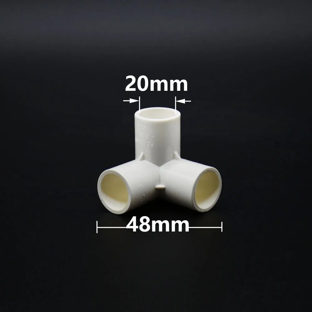 ПВХ соединитель WHWH 3/4/5-ходовой 20/25/32 мм белый