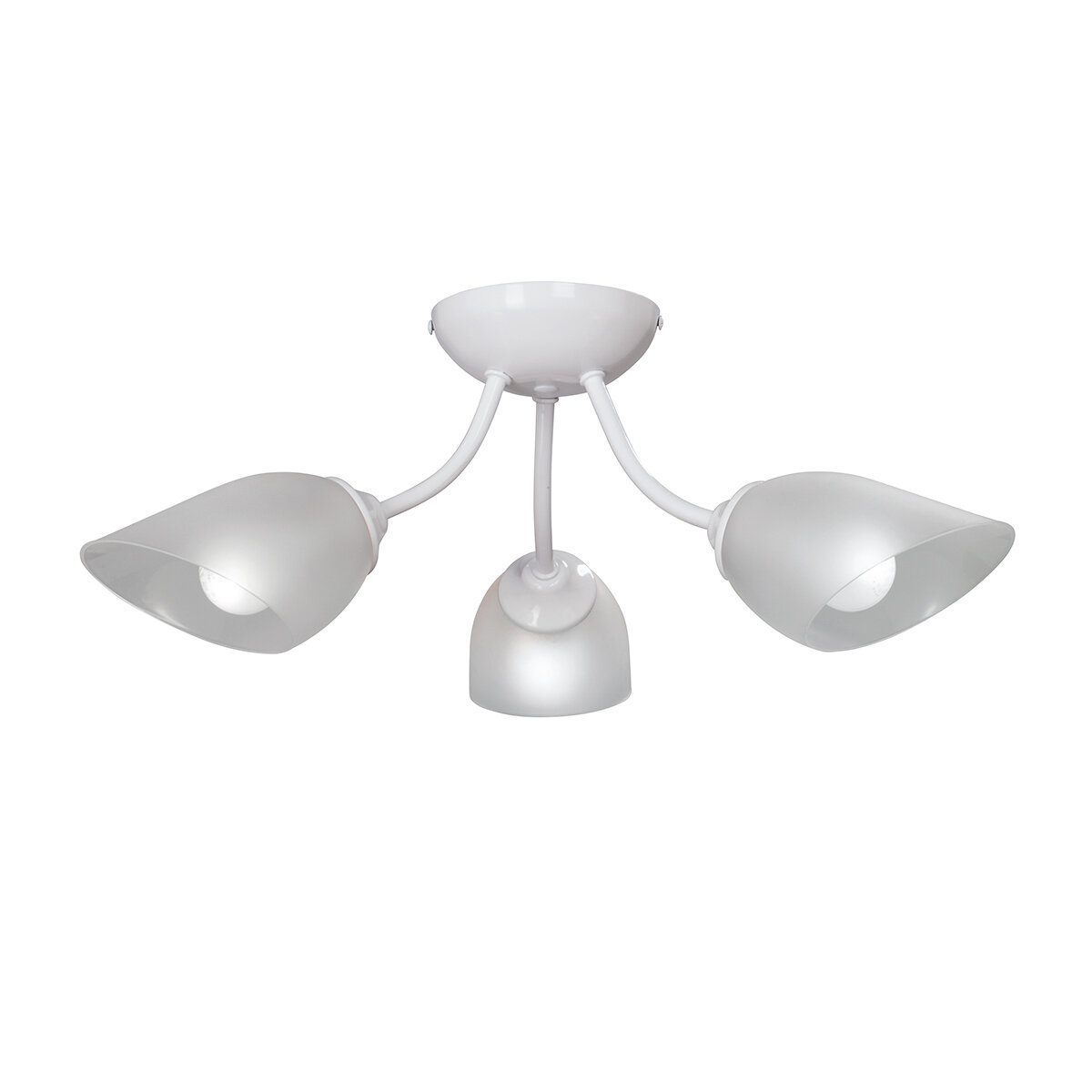 Люстра потолочная Vitaluce V3405-0/3PL  3 лампы 9м2 Е14 макс. 40Вт цвет белый глянцевый.