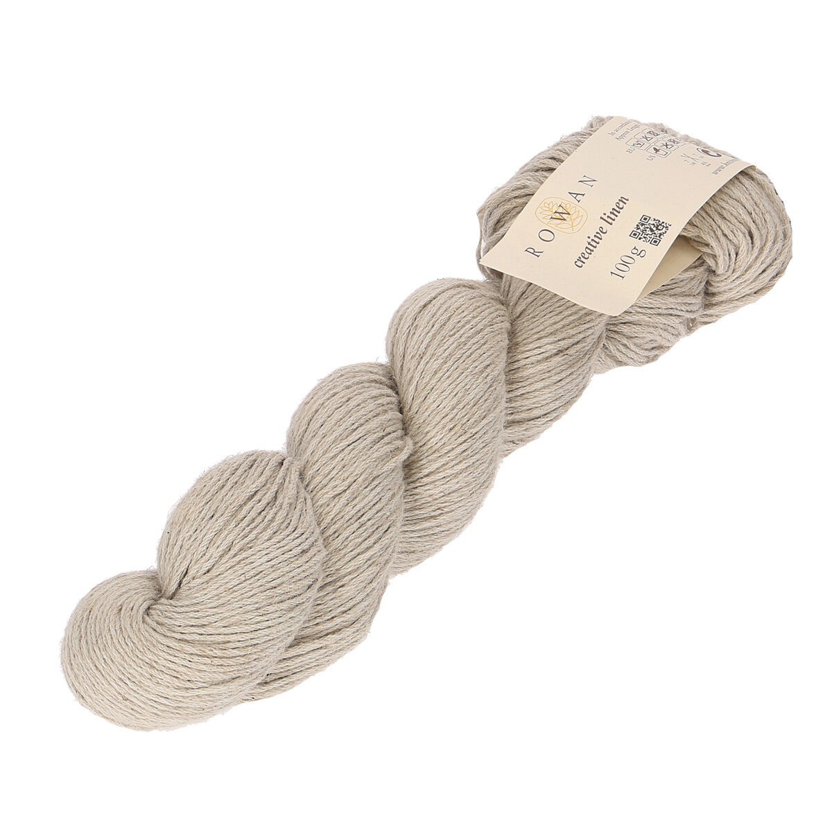 Creative Linen /Креатив Лен/ пряжа Rowan, 9802143 (650, silver (серебро), серый)