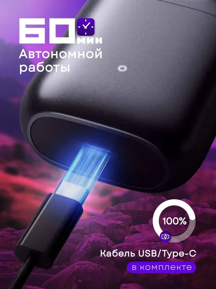 Картинки Электробритва беспроводная Xiaomi Mijia, сухое-влажное бритье, темно-синий