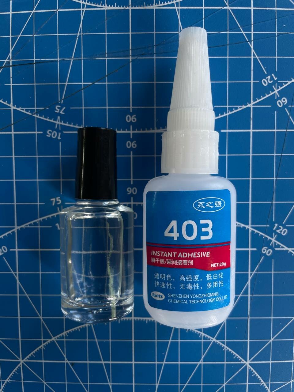 Супер клей для силикона + активатор с кисточкой комплект для неона 2.0