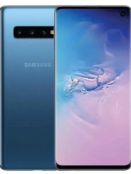 Смартфон Samsung Galaxy S10, 6,1", 8GB/128GB 1SIM , русский, google play синий