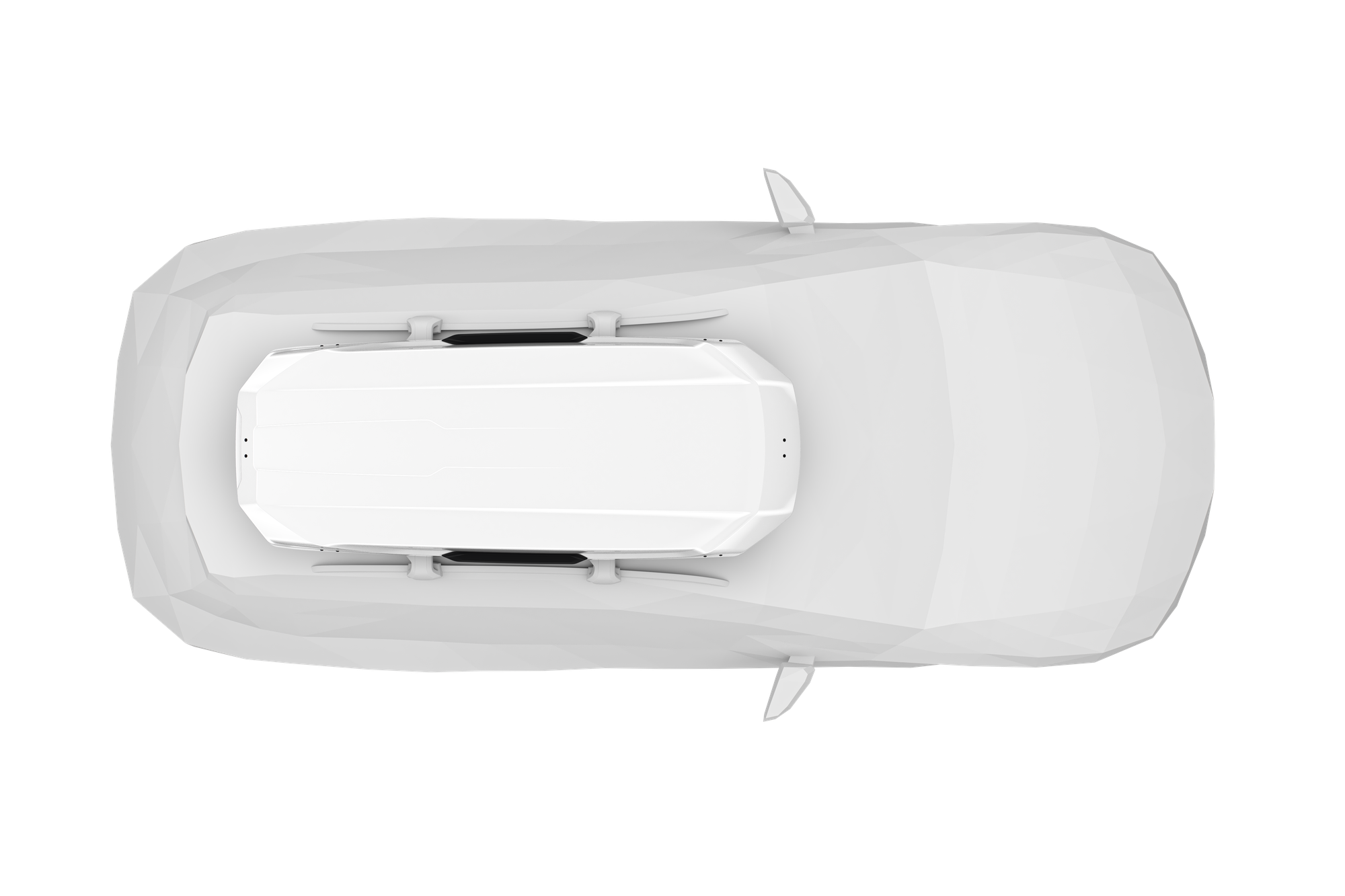 Бокс Thule Motion 3 XL Low, 216x89x35 см, белый глянцевый, 400 л — фото 1