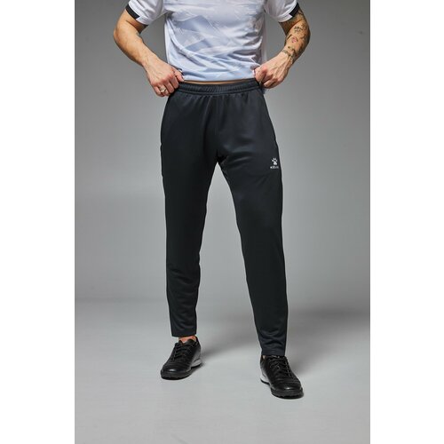 фото Брюки спортивные kelme knitted leg trousers штаны мужские, размер s, черный