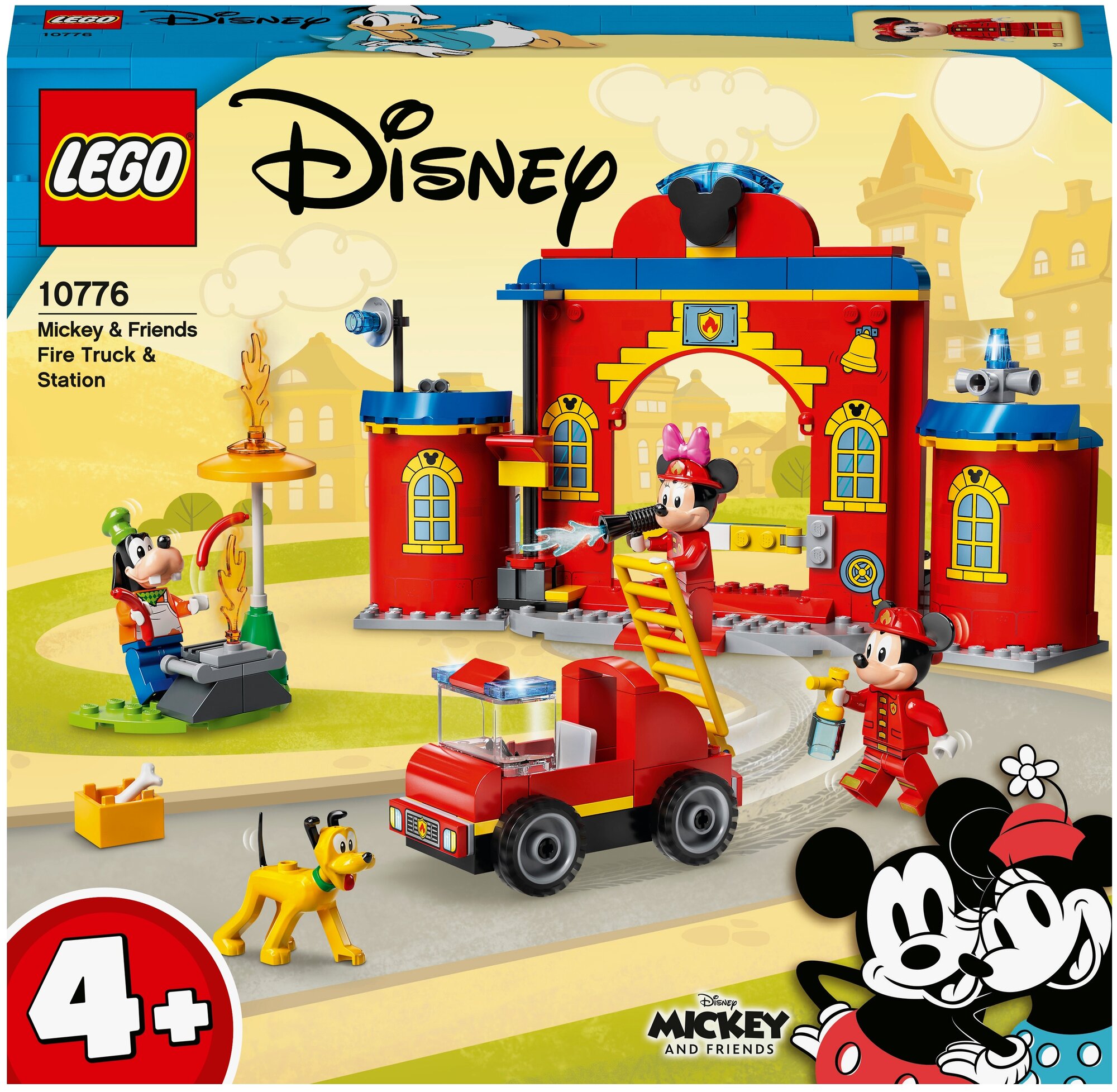 Lego Classic "Пожарная часть и машина Микки и его друзей" 10776 .