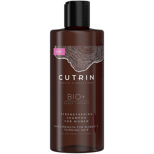 Cutrin шампунь Bio+ Strengthening for women, 250 мл cutrin bio strengthening сыворотка бустер для укрепления волос для женщин 100мл