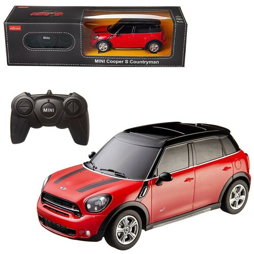 Машина на радиоуправлении 1:24 MINI Cooper S Countryman Цвет Красный, 71700R rastar машина р у 1 24 mini cooper s countryman цвет красный