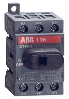 ABB OT16F3 Выключатель-разъединитель 3Р 16А 1SCA104811R1001 (10 шт.)