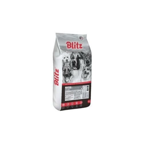 Blitz ADULT LIGHT 15кг Сухой корм для взрослых собак с лишним весом Арт. BDD38-1-15000