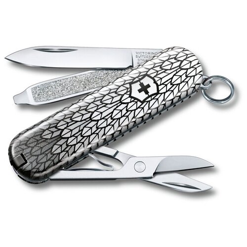 фото Нож-брелок victorinox classic "eagle flight" 58 мм 7 функций 0.6223.l2102