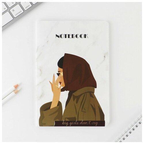 ArtFox Блокнот софт-тач «Девочка», А5, 48 листов