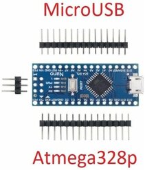 Плата Nano V3.0 CH340G Arduino-совместимый контроллер Type-C (не распаянный)