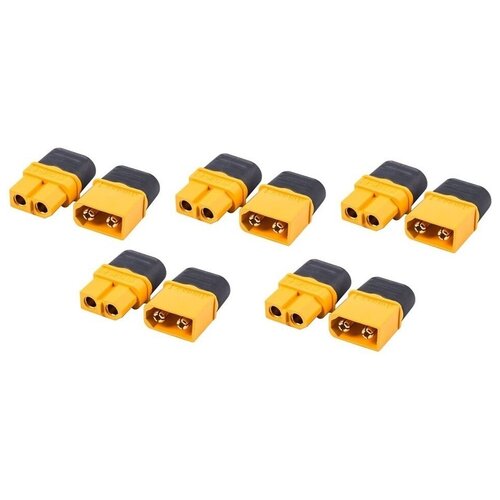 Разъем XT60H с защитой кабелей (5 пар)