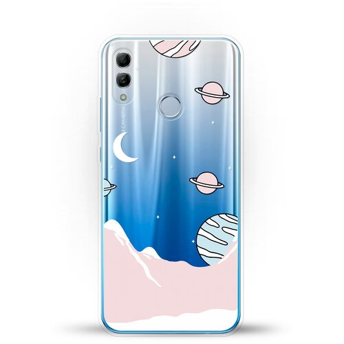 фото Силиконовый чехол горы и планеты на honor 10 lite andy & paul
