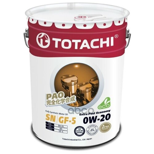 TOTACHI 11420 TOTACHI Gasoline Extra Fuel Fully Synthetic SN 0W-20 (20л.)
