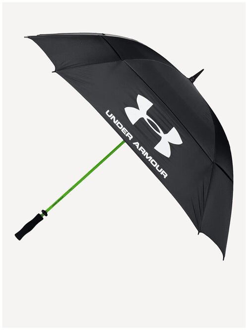 Мини-зонт Under Armour, 2 сложения, черный