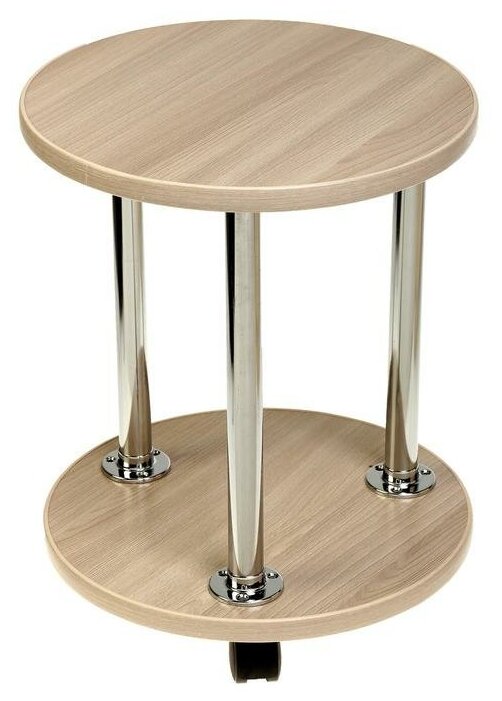 фото Полка для цветов Персона-5 на колёсах Ясень шимо светлый