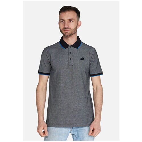 фото Поло lotto polo firenze pq серый s 213352-5tt