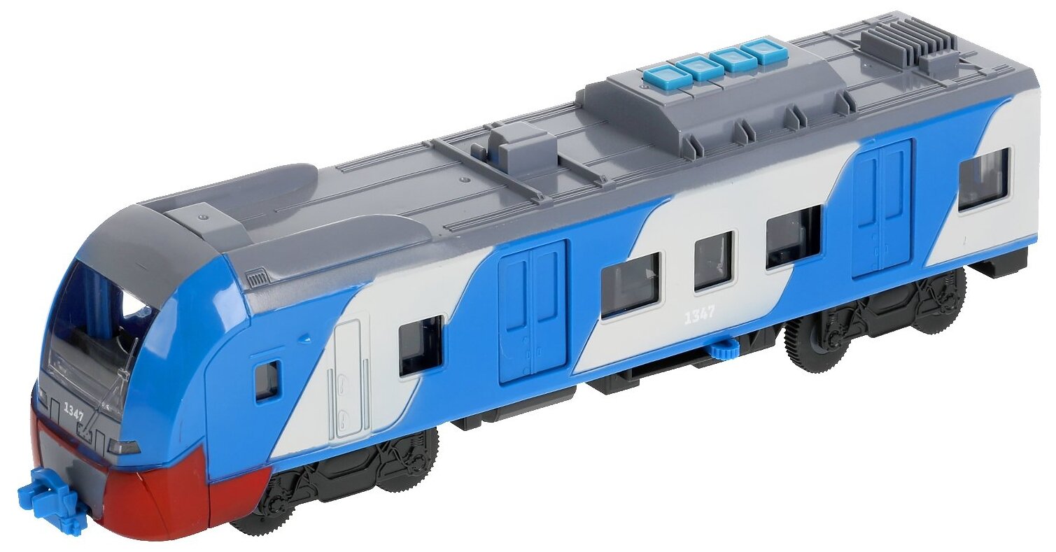 Модель "Скоростной поезд" 32,5 см пластмассовая свет звук