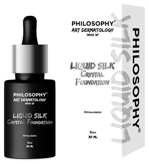 PHILOSOPHY Тональный флюид Liquid silk crystal foundation, 30 мл, оттенок: №3
