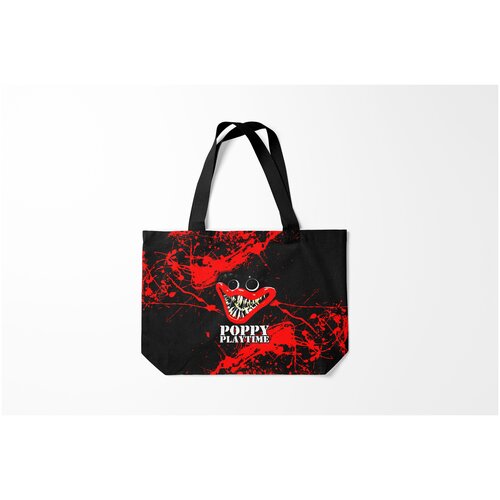 фото Сумка-шоппер / 46х35 см / геймерам / poppy playtime хагги вагги burnettie