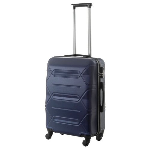 фото Чемодан, средний размер (м) 60 л, 64x42x24, съемные колеса, кодовый замок, цвет - синий top travel
