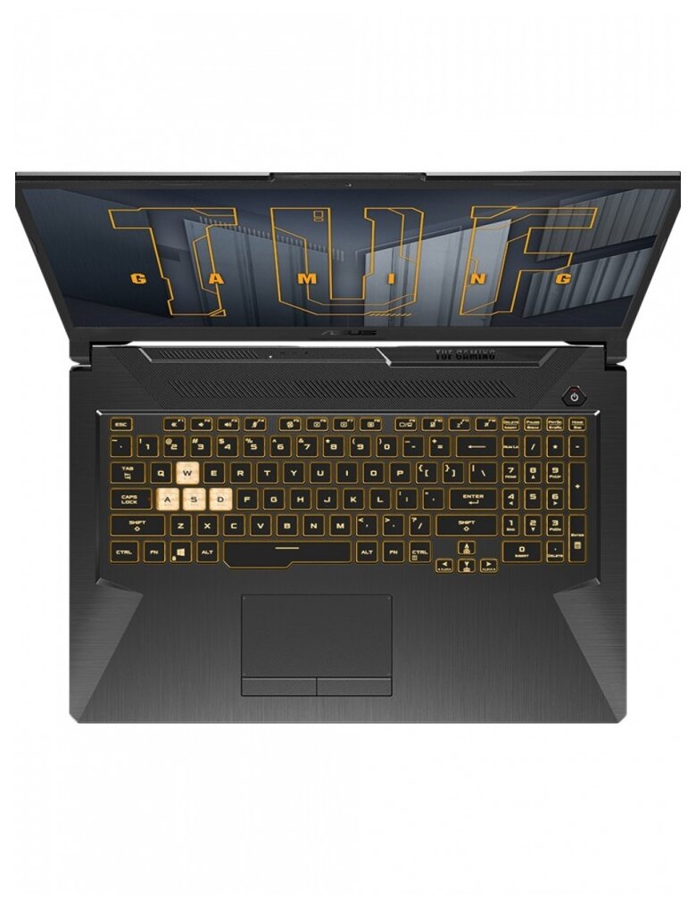 Ноутбук Asus TUF Gaming F17 FX706HC-HX003 173 FHD 144Hz Intel Core i5-11400H8GbSSD 512GbNVIDIA GeForce RTX 3050-4GbGrayDos90NR0733-M00290