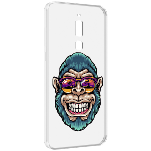 Чехол MyPads обезьяна улыбается для Meizu M6T задняя-панель-накладка-бампер