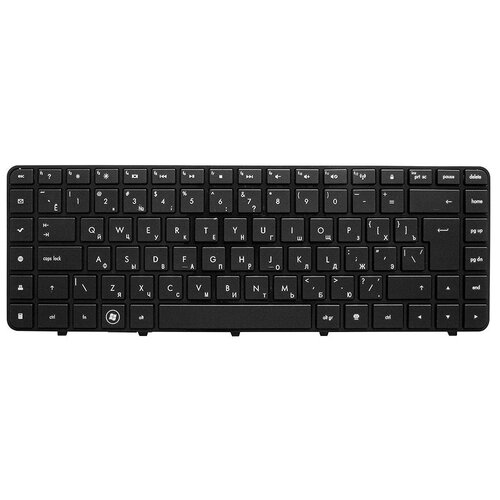 Клавиатура iQZiP для ноутбука HP Pavilion DV6-3000 черная с рамкой 160000₽