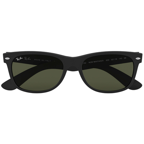 солнцезащитные очки new wayfarer unisex ray ban Солнцезащитные очки Ray-Ban Ray-Ban RB 2132 622 RB 2132 622, зеленый, черный