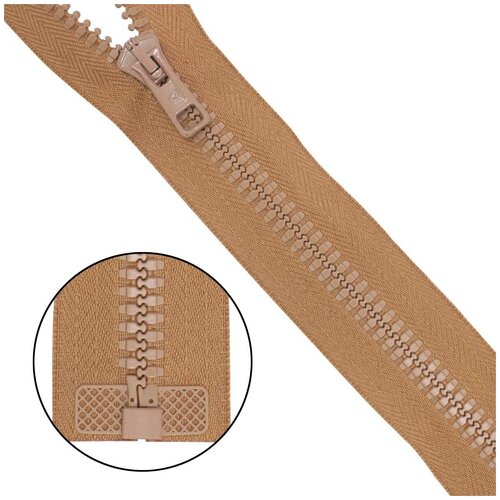 фото Молния трактор тип 10 (6мм) 1 замок 50см arta (073 песочный) 5 шт