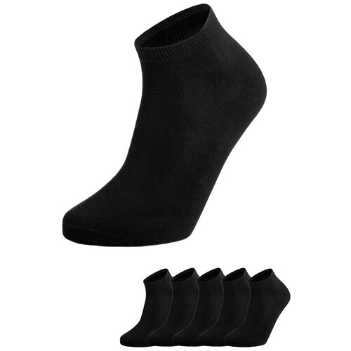 фото Женские носки , нескользящие, 5 пар, размер 36 - 39, черный limit