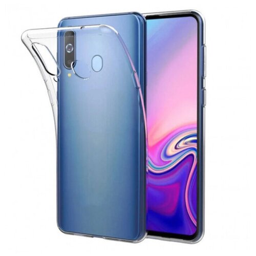 Прозрачный силиконовый чехол для Samsung Galaxy A60