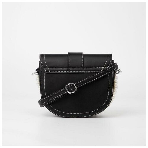 фото Мессенджер, отдел на клапане, длинный ремень, цвет чёрный нет бренда