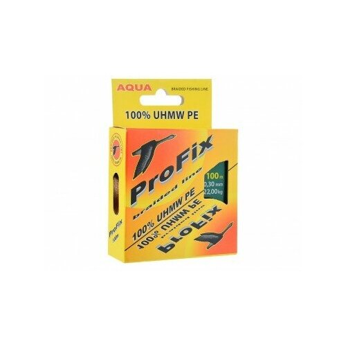 Плетеный шнур AQUA ProFix Brown 0.30mm 100m