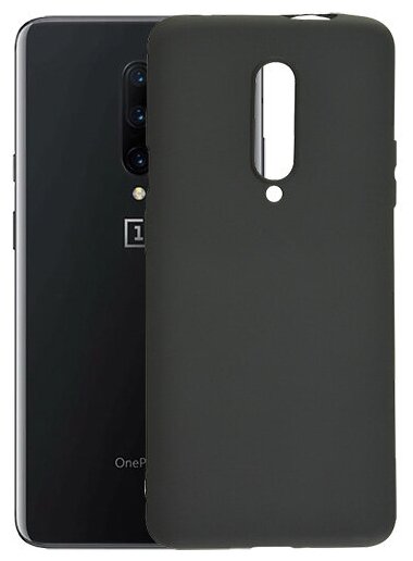 Матовый чехол MatteCover для OnePlus 7 Pro силиконовый черный