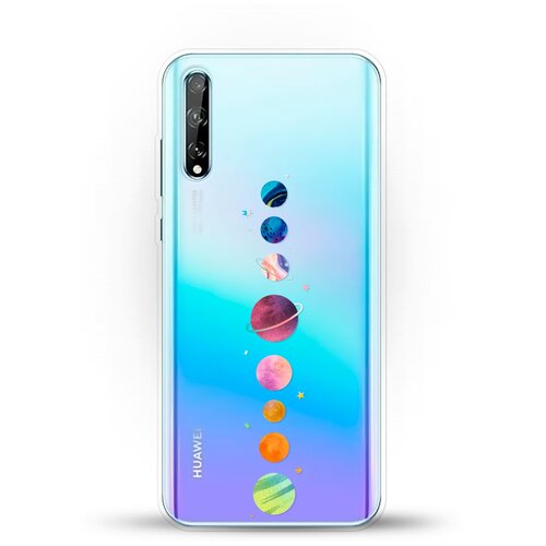 фото Силиконовый чехол планеты на huawei y8p andy & paul