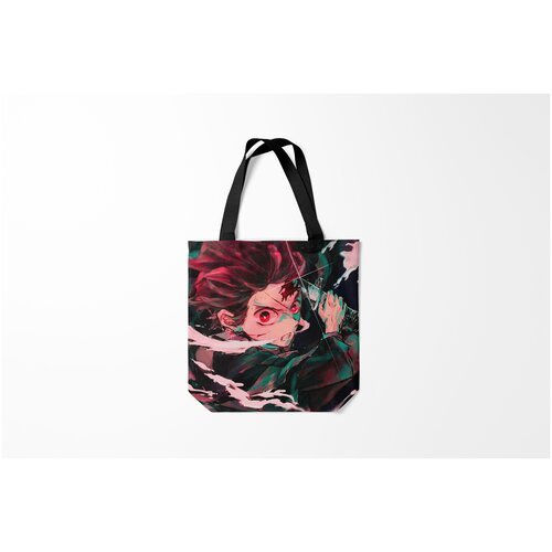 фото Сумка-шоппер / 40х40 см / аниме / клинок рассекающий демонов burnettie