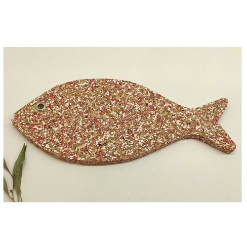 Подставка под горячее Fish Conacor красная, 36*16см