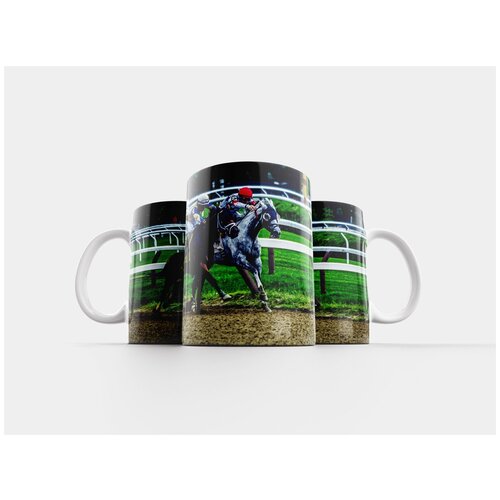 фото Кружка "саратога спрингс, нью-йорк, лошади" 320 мл lotsprints