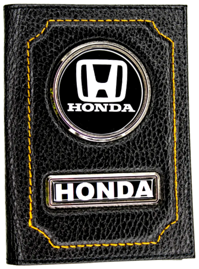Набор автомобилиста Подарочный набор автомобилисту "Honda" Хонда обложка для автодокументов + заглушки